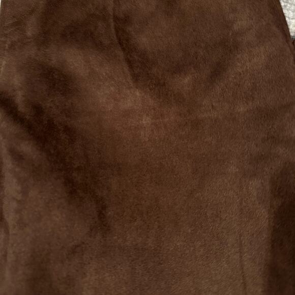 Westbound Womens Brown Solid suede Super Stretch Comfort High Rise Skinny Sz 14W - Picture 3 of 5